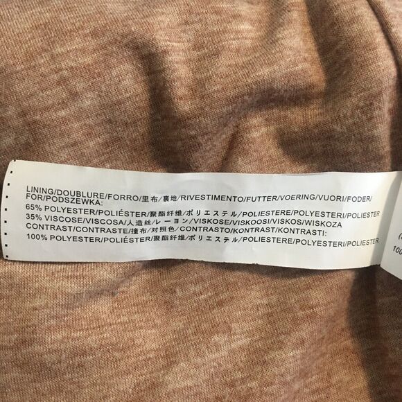 MOON RIVER Anthro Boho Sherpa Faux Suede Makenna Cream Snap Front Jacket XS - Picture 10 of 11